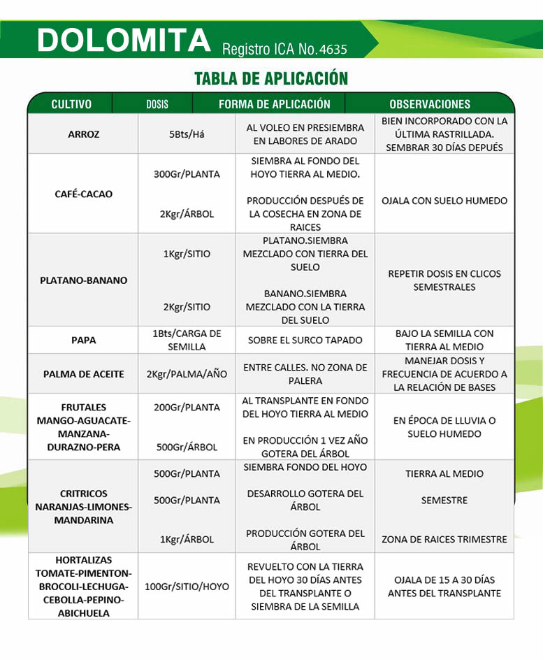 Dolomita Fertisol
